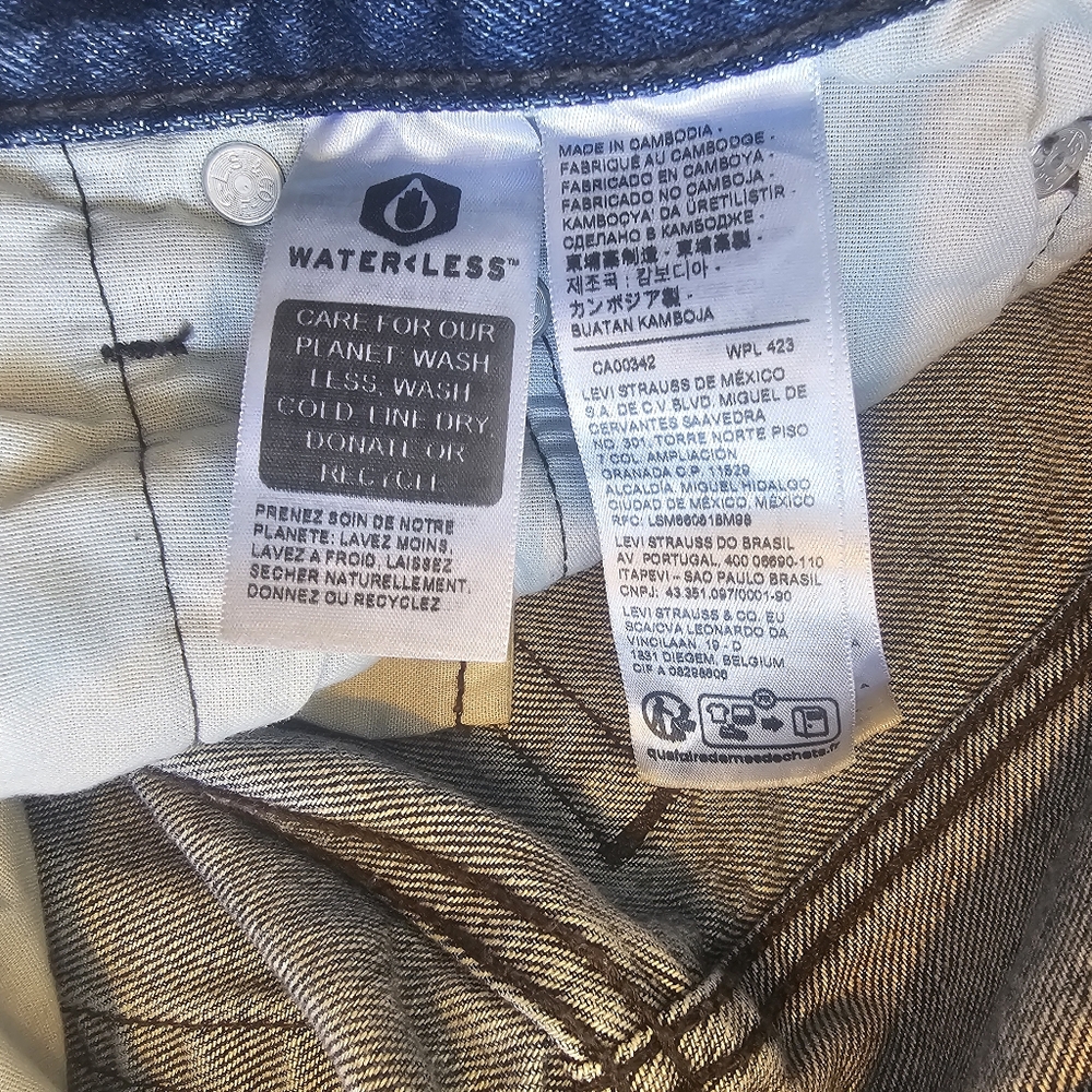 Levi’s 501 50th Anniversary Distressed Straight Leg Jeans W26 - Picture 5 of 7